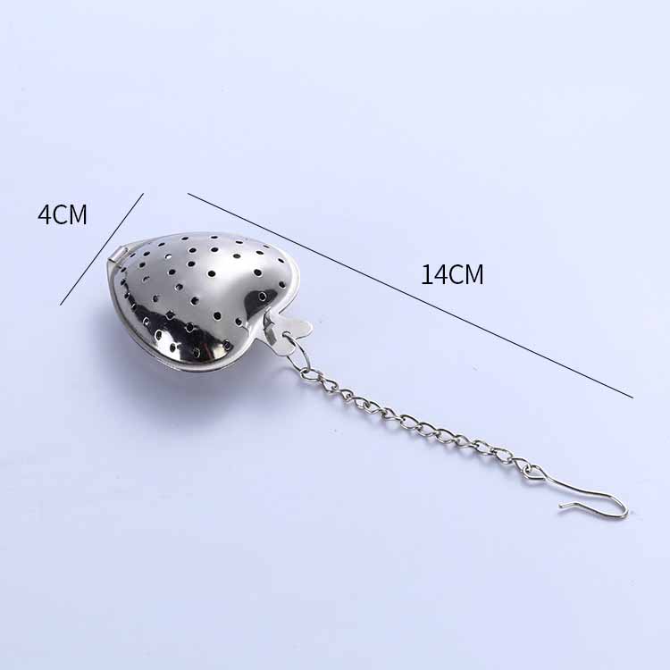 Heart-Shaped Infuser with Chain