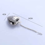 Heart-Shaped Infuser with Chain