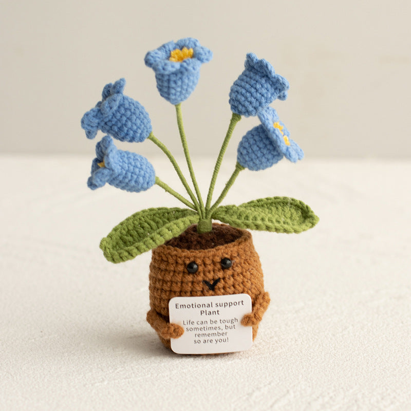 Creative Wool Homemade Crocheted Plant Pot