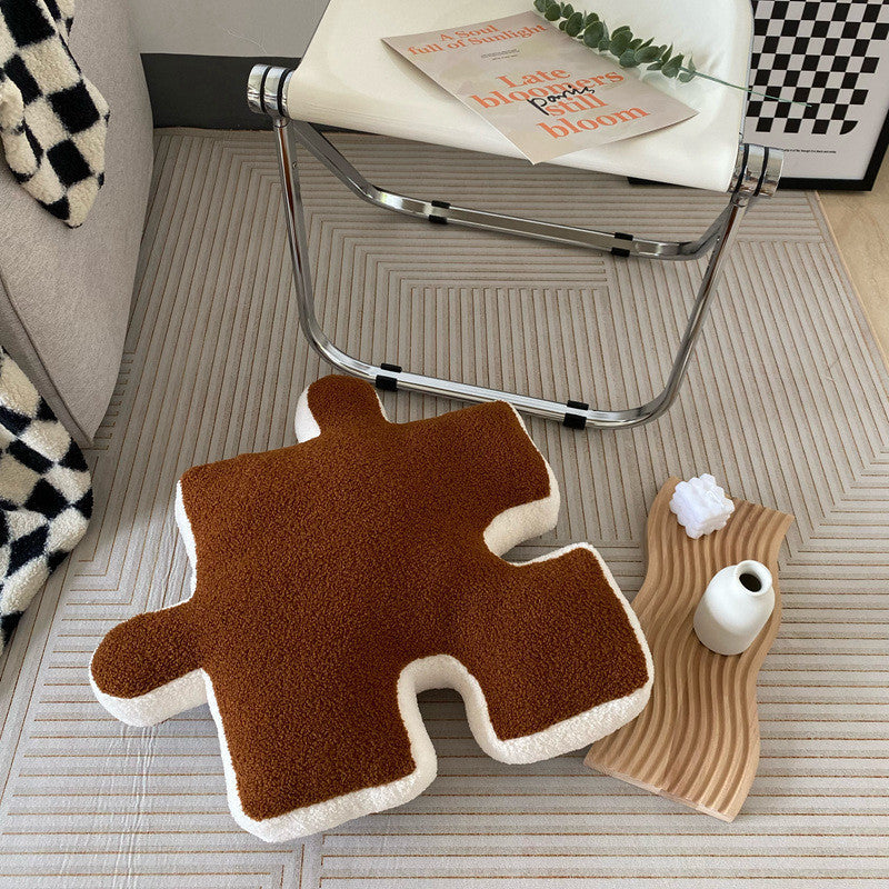 Puzzle-Shaped Pillow