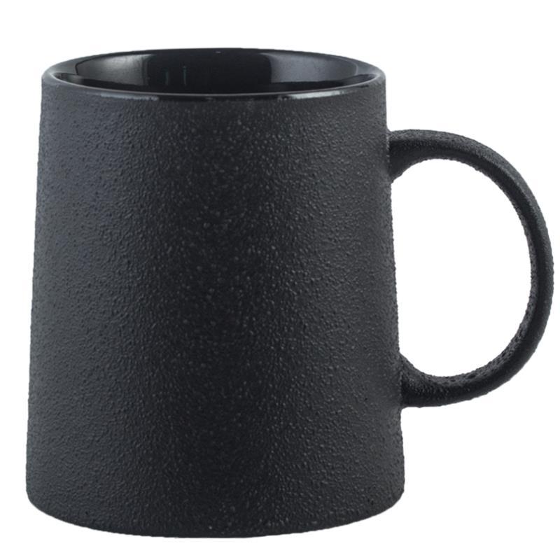 Frosted Personality Ceramic Mug Stoneware Black Retro Coffee Cup Milk Tea Water Cup Japanese Simple Cup