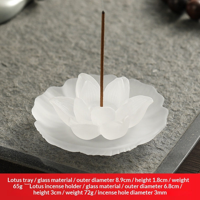 Chinese-Style Lusterware Incense Holder - Sandalwood Decor