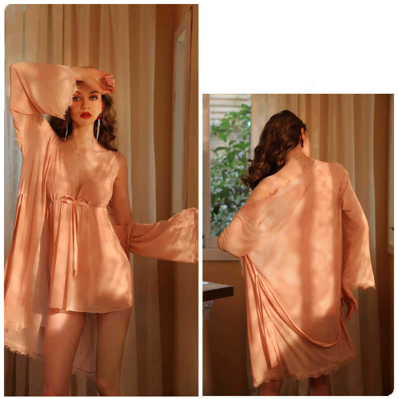 Pure Desire Lace Pajamas Set