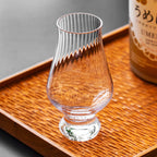 Tulip crystal wine glass