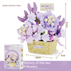 Flower Secret Words MINI Flower Basket Assembling Building Blocks Educational Assembling Puzzle Toys