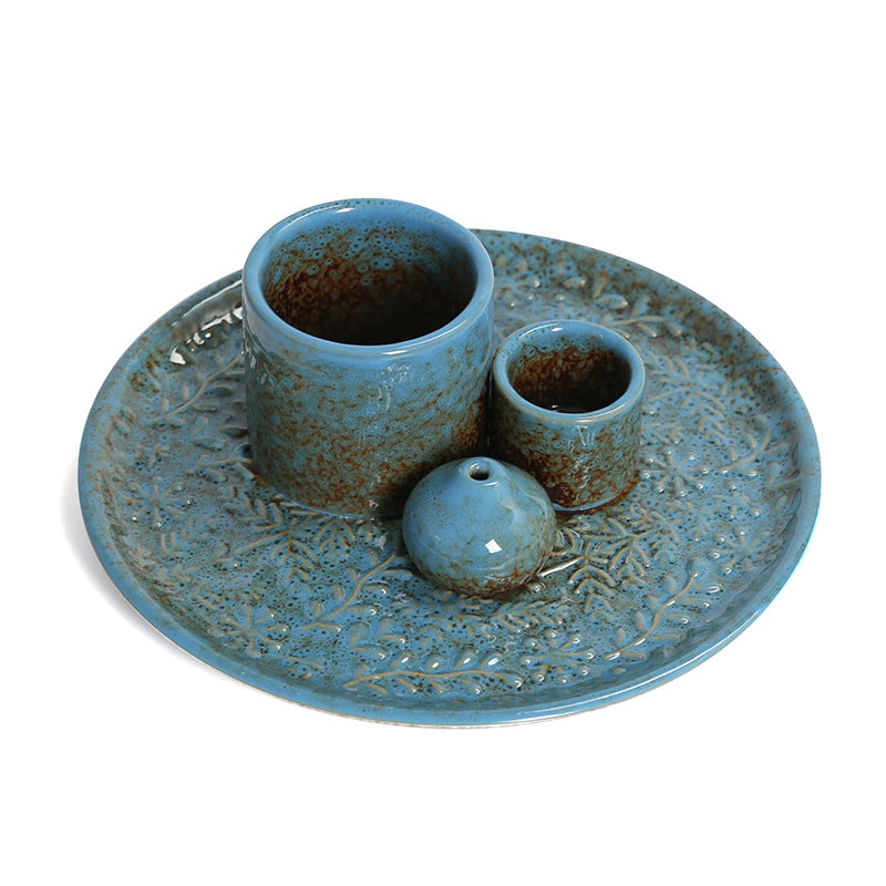 Ceramic Incense Burner - Handcrafted Zen Holder