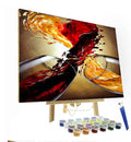 Wine Splash Paint By Number Kit