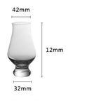 Tulip crystal wine glass
