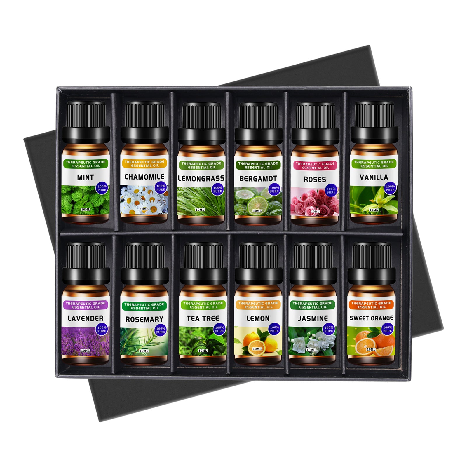 Essential Oil Kit 10ml - Lavender Rose Plant Massage