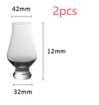 Tulip crystal wine glass