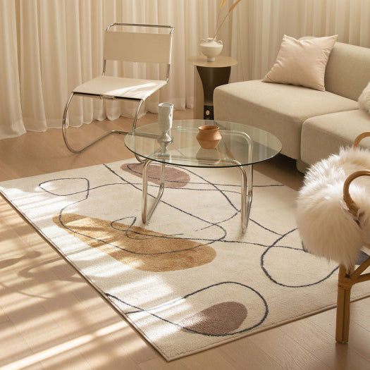 Nordic Modern Abstract Plush Rugs