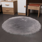 Round Soft Fur Shaggy Rug