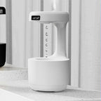 Anti-Gravity Water Drop Humidifier - Backflow with Clock