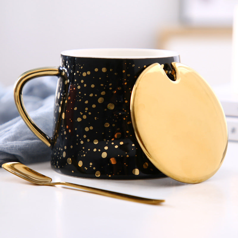 Starry sky ceramic mug