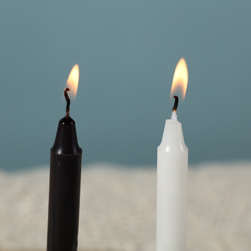 Colorful Long-Stem Candles 12-Pack - Emergency Lighting