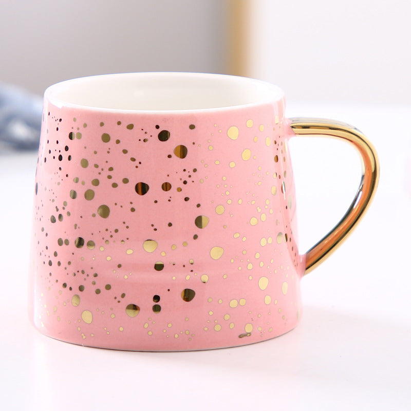 Starry sky ceramic mug