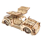 Handmade DIY Wooden Sports Car Model 3D Puzzle Puzzle