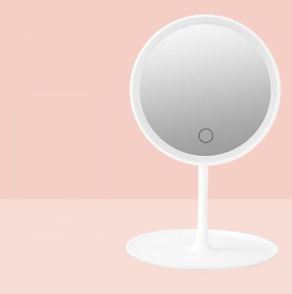 LED Circle Desktop Mirror