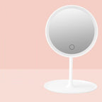 LED Circle Desktop Mirror