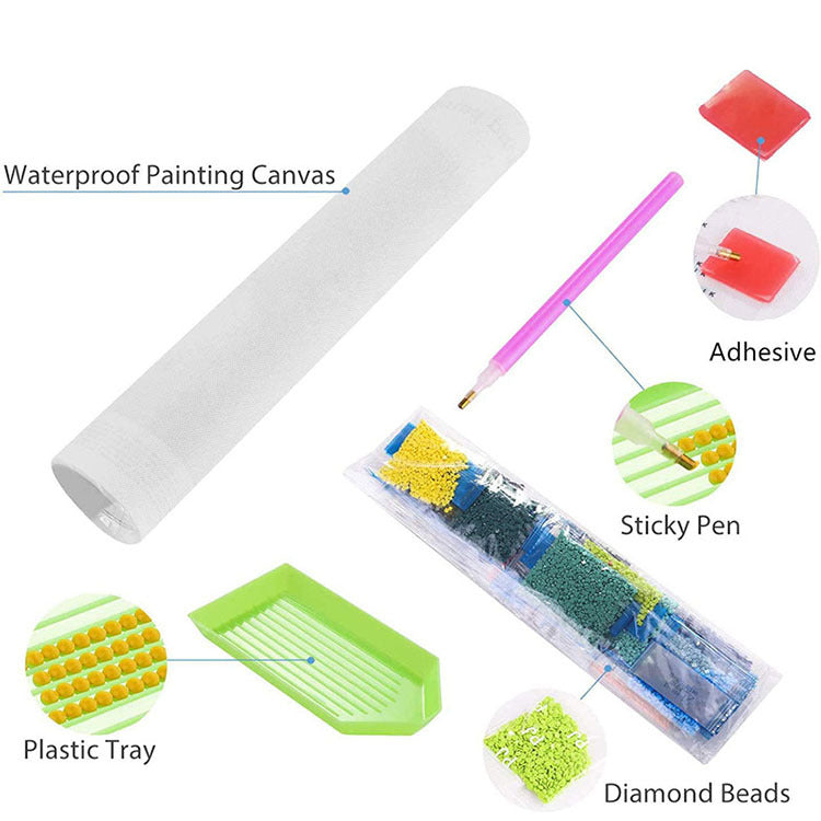 5D Diamond Sticker Painting - Full Abstract Character Art