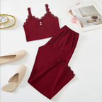 Pajamas Women's Lace Two-piece Sling