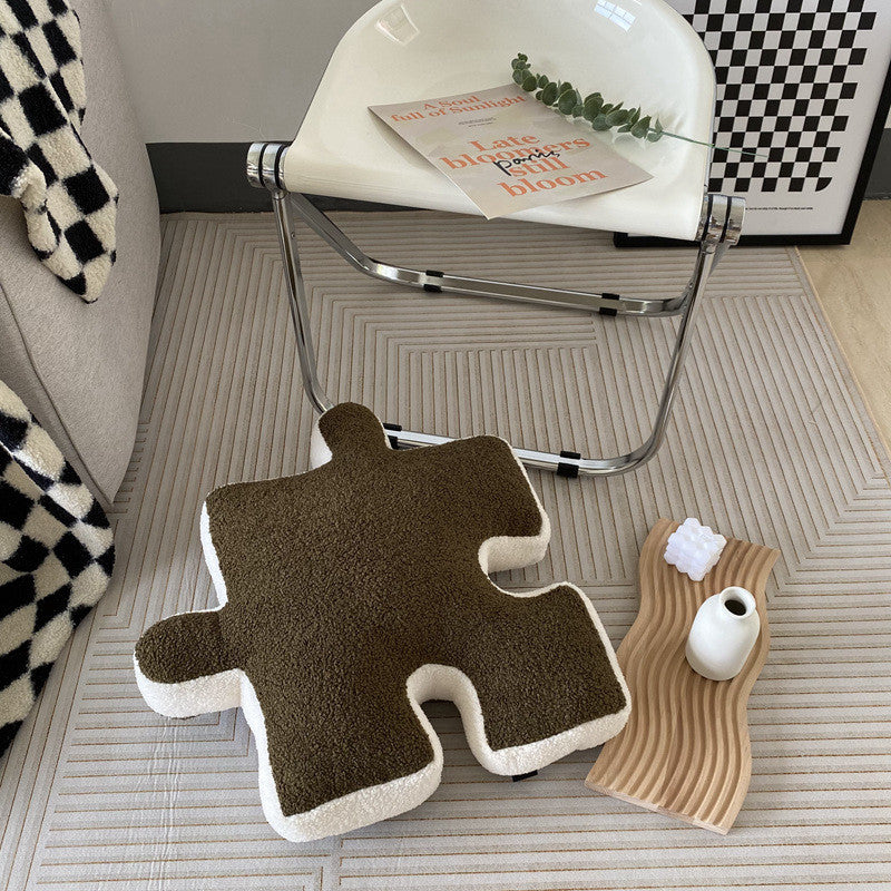 Puzzle-Shaped Pillow