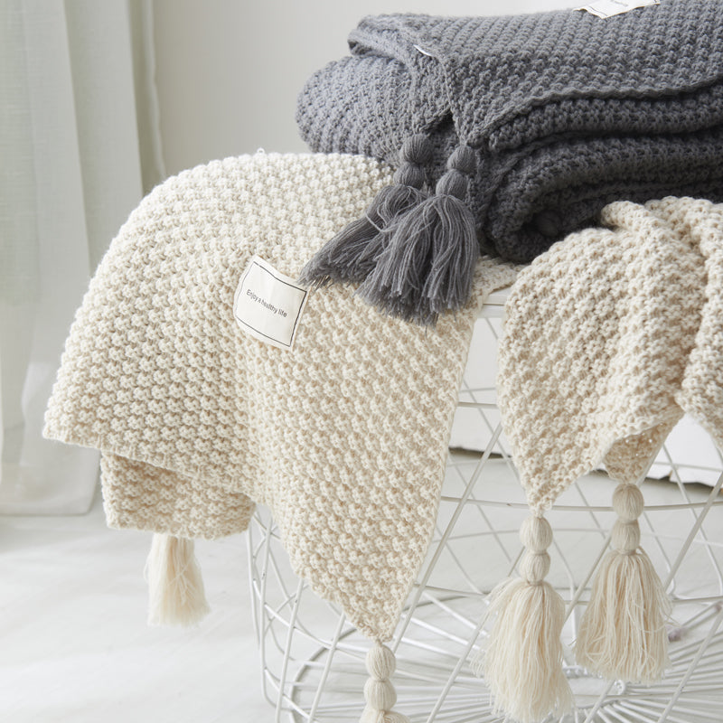 Fringed Wool Blanket