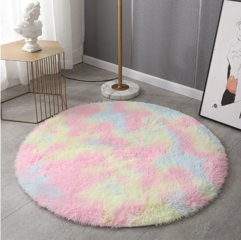 Fluffy Round Rug