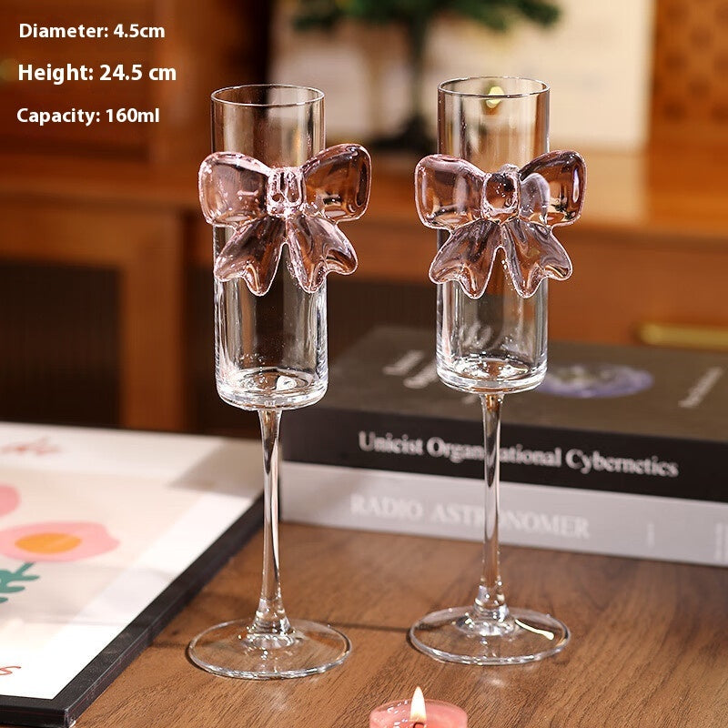Bowtie High Footed Wine Cup