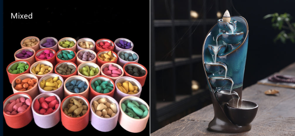 Cloud Backflow Incense Cones - Waterfall Effect
