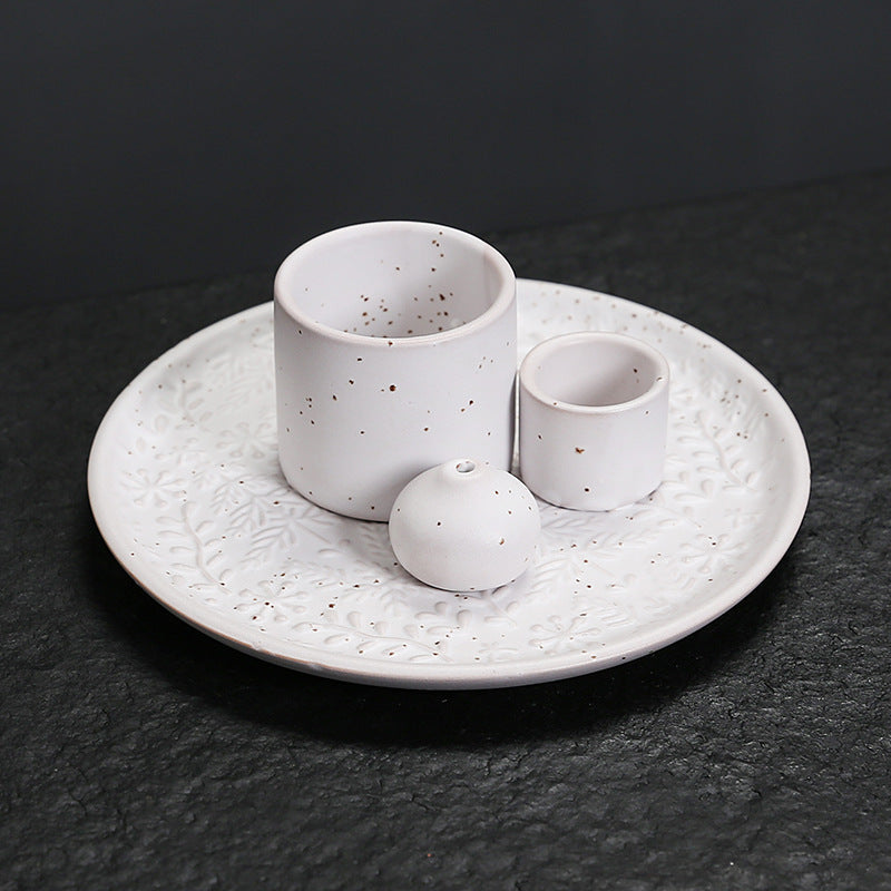 Ceramic Incense Burner - Handcrafted Zen Holder