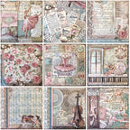 Vintage Journal Ballet Themed Stickers