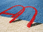Heart-Shaped Romantic Rug - Mini Pool Art Design