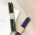 Elegant Beeswax Taper Candles - Living Room Decor