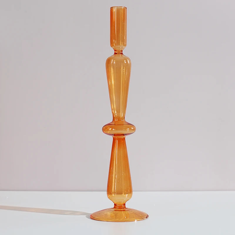 Nordic Glass Candle Holders - European Style
