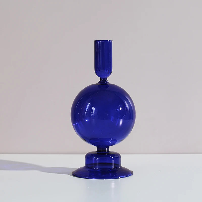 Nordic Glass Candle Holders - European Style