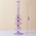 Nordic Glass Candle Holders - European Style