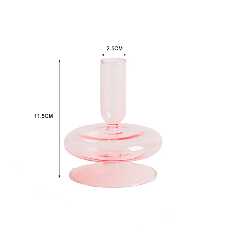 Nordic Glass Candle Holders - European Style