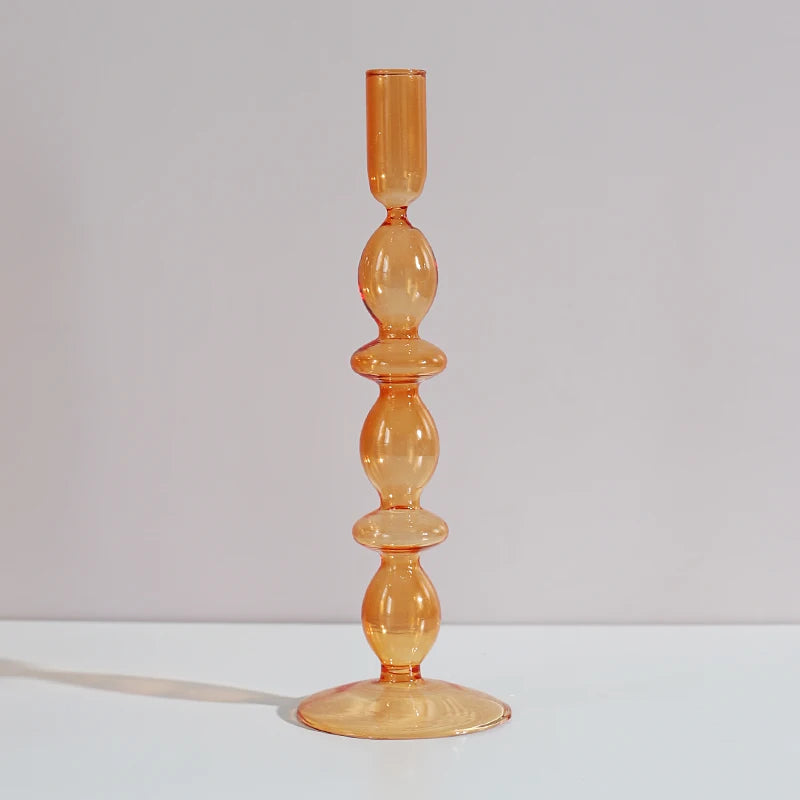 Nordic Glass Candle Holders - European Style