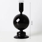 Nordic Glass Candle Holders - European Style