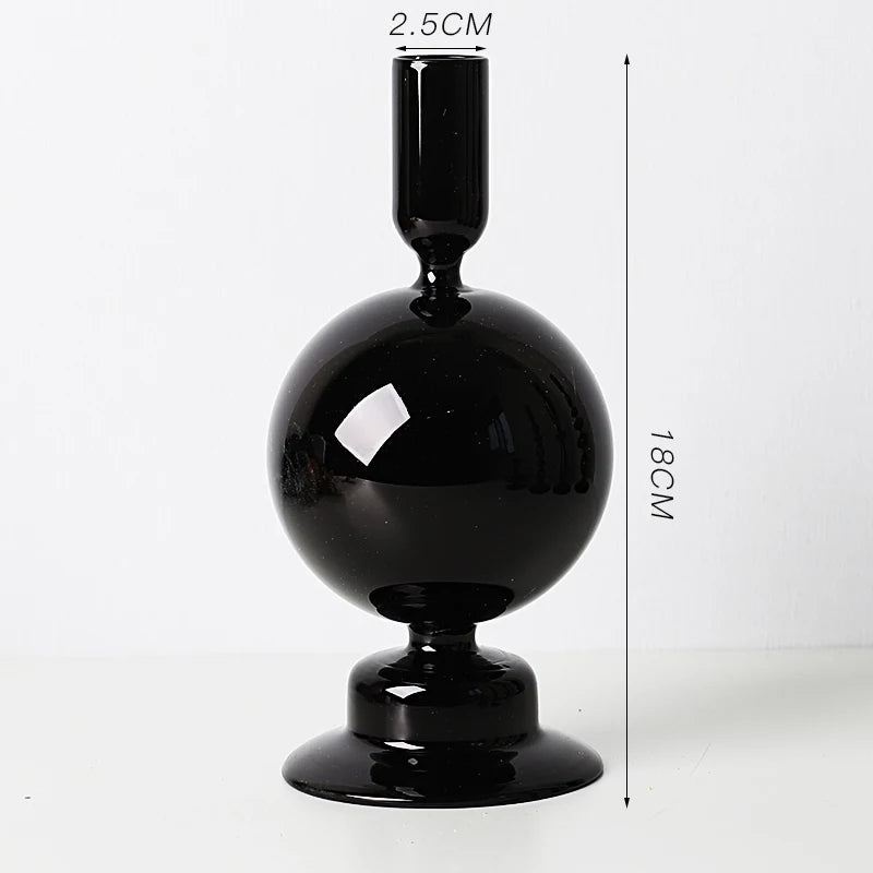 Nordic Glass Candle Holders - European Style