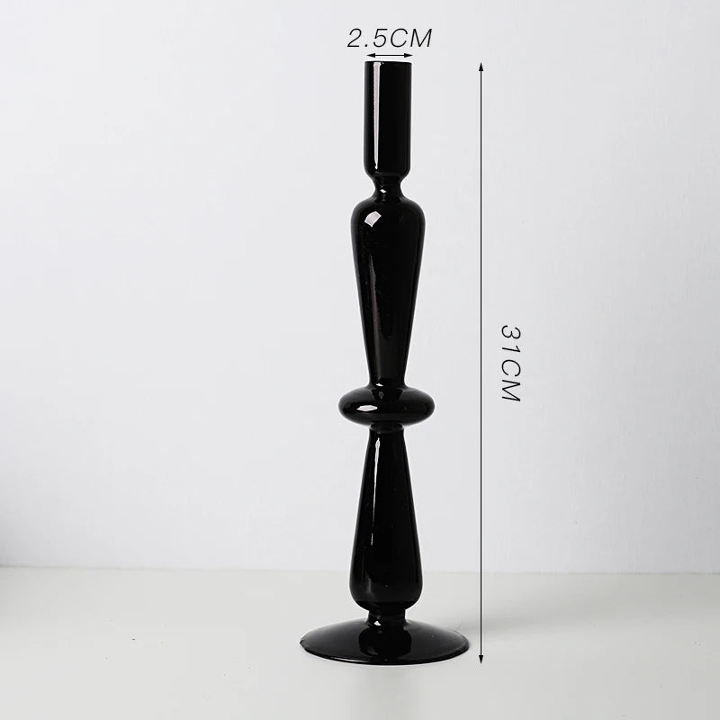 Nordic Glass Candle Holders - European Style