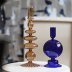 Nordic Glass Candle Holders - European Style