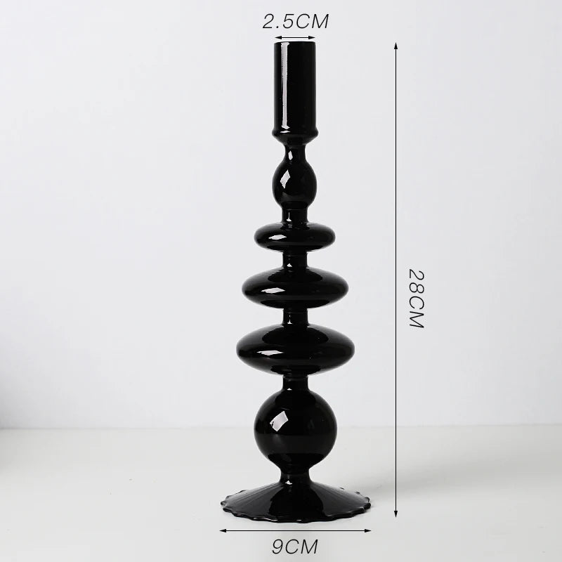 Nordic Glass Candle Holders - European Style