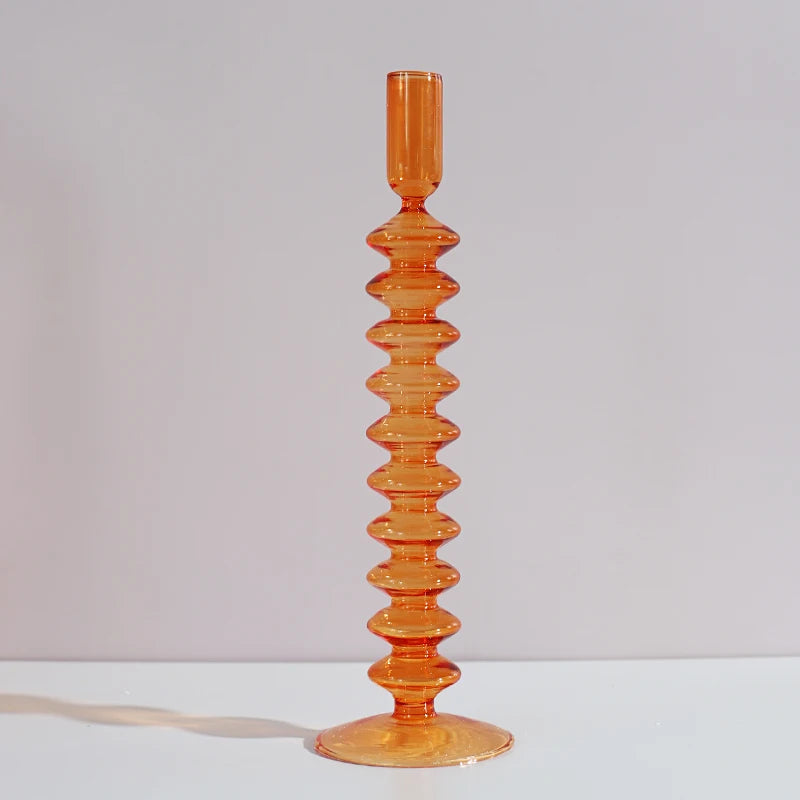 Nordic Glass Candle Holders - European Style