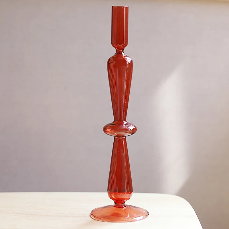 Nordic Glass Candle Holders - European Style