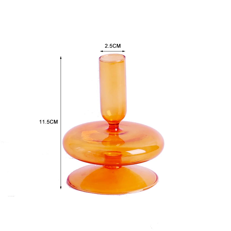 Nordic Glass Candle Holders - European Style