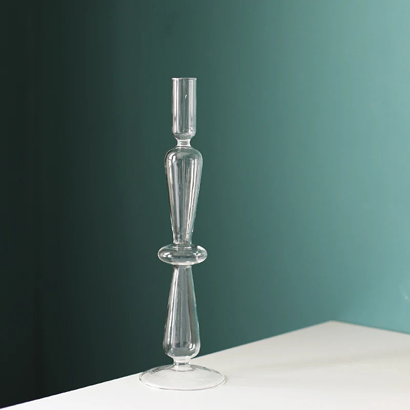 Nordic Glass Candle Holders - European Style