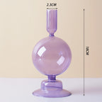 Nordic Glass Candle Holders - European Style