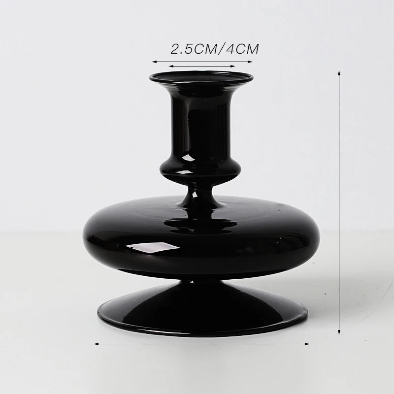 Nordic Glass Candle Holders - European Style